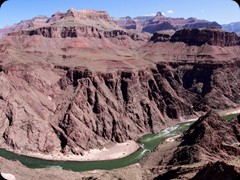 Blick auf den Colorado vom Plateau Point