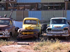 Sammlung Historischer Fahrzeuge von Nancy in Bluff, Utah