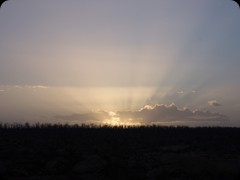 Sonnenuntergang über Mesa Verde
