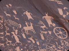 Newspaper Rock auf dem Weg zum Canyonlands Nationalpark