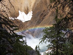 Regenbogen bei den Lower Falls