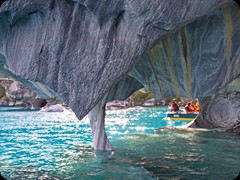Cavernas de Marmol bei Puerto Rio Tranquilo