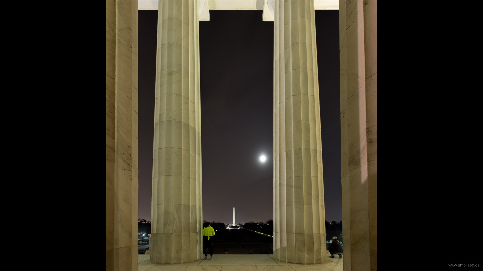 Washington Monument from 
Lincoln Memorial