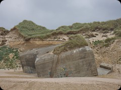 Bunker am Strand von Løkken, DK