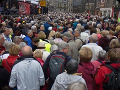 Auf dem Weg zum Military Tattoo