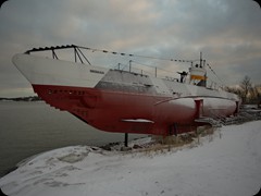 Finnisches U-Boot Vesikko auf Suomenlinna