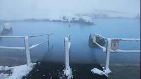 Mývatn Nature Baths bei -5°C