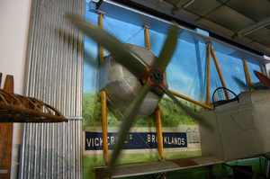 Flugzeugabteilung in Brooklands