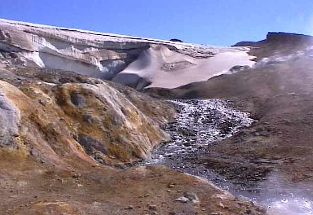 Solfatarenfeld auf dem Kverkfjell