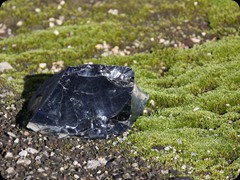 Obsidian bei Hrafntinnusker 