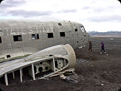Flugzeugwrack im Sólheimarsandur