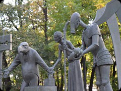 Skulpturenpark (Kinder sind die Opfer der Laster der Gesellschaft)
